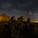 Anasazi Ruin under the Milky Way