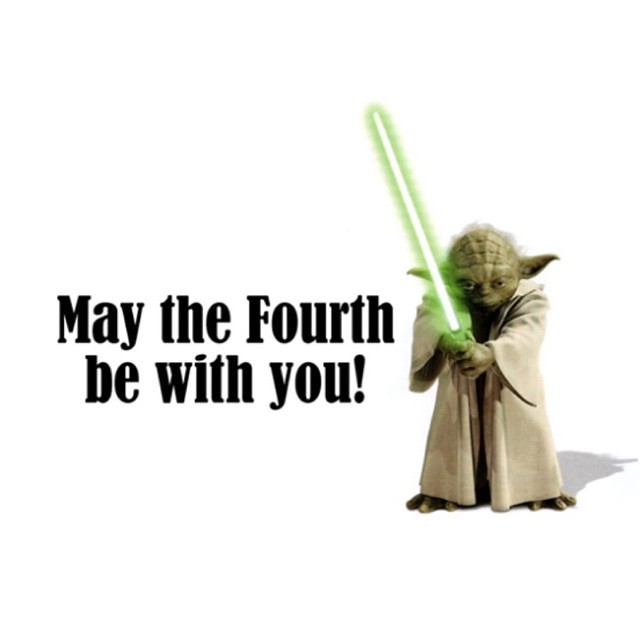 May the 4th be with you!  #maythe4thbewithyou