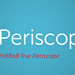 PERISCOPE  Periscope è la nuova applicazione di Twitter che ha avuto un clamoroso successo in poco tempo. Questo perché permette di trasmettere in diretta una ripresa effettuata con il proprio smartphone. Disponibile dall’inizio per gli utenti iPhone, Per