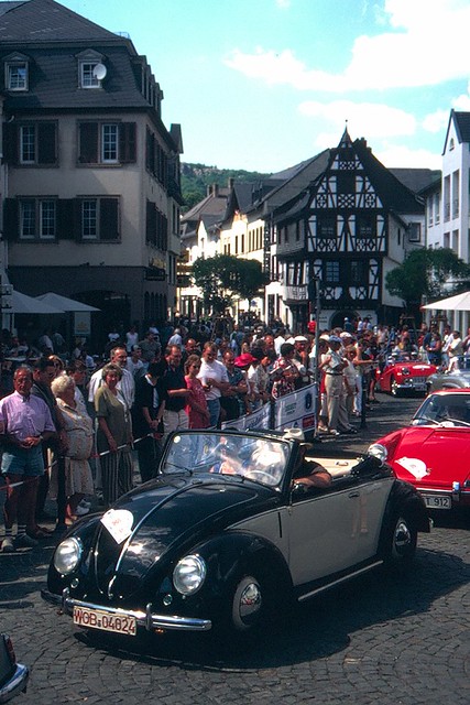 vw volkswagen 1996 juli durch cabrio marktplatz käfer kirn steinweg 2000kmdurchdeutschland