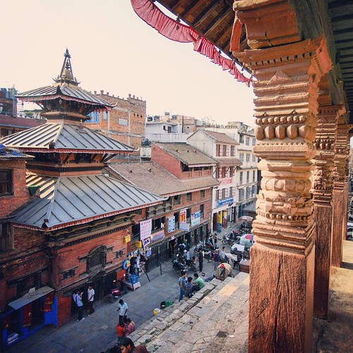   2009   ...   ...       #Travel #Memories #2009 #Kathmandu #Street #Peoples #Temple #Column #PrayForNepal ©  Jude Lee