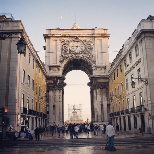       ... 2012     #Travel #Lisbon #Lisboa #Portugal #2012 #Street #Peoples #Arch #Clock ©  Jude Lee