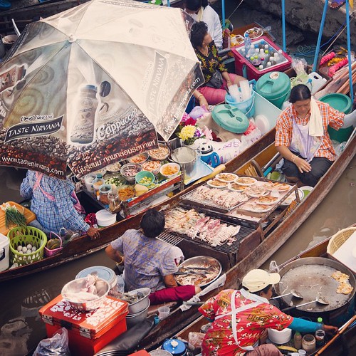     ... 2011 ...        #Travel #Old #Memories #2011 #Summer #Amphawa #Thailand # #Floating #Market #Peoples ©  Jude Lee