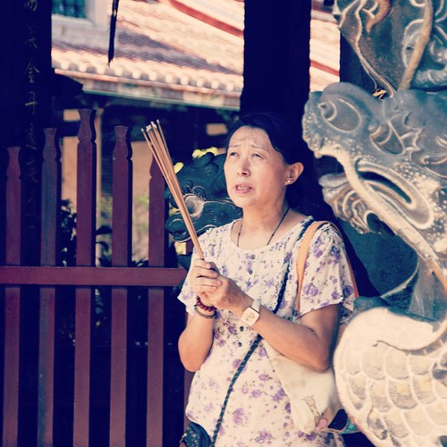    ... 2010      #Travel #Taipei #Taiwan #2010 #Old #Memories #Temple #Praying #Woman #Asian ©  Jude Lee