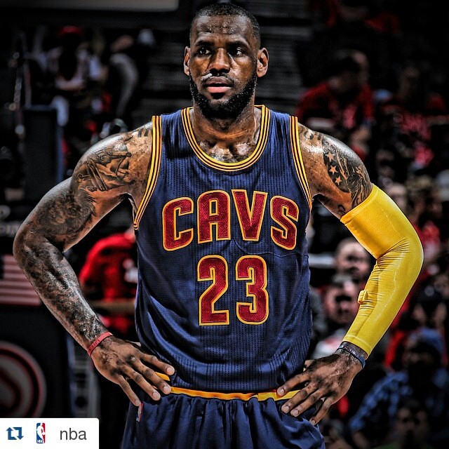 #Repost @nba ・・・ The @cavs take 2-0 #ECF lead with 94-82 victory on @kingjames 30p, 11a & 9r. #NBAPlayoffs