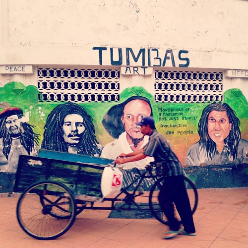    #Travel #Surabaya #Indonesia #Street #Wall #Paintings #Graffiti #Rickshaw ©  Jude Lee
