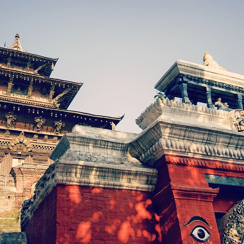   2009   ...   ...       #Travel #Memories #2009 #Kathmandu #Temple #Roof #Gate #PrayForNepal ©  Jude Lee
