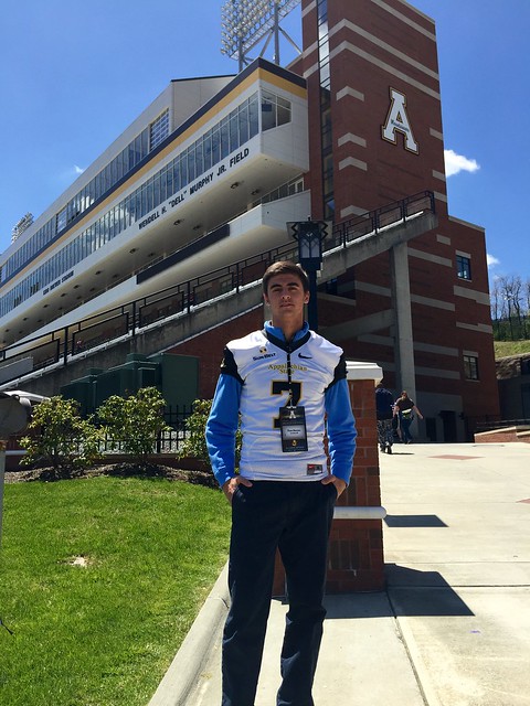 Appalachian State has VA 2016 QB Chase Mummau on campus for Junior-VIP Day on May 2, 2015.