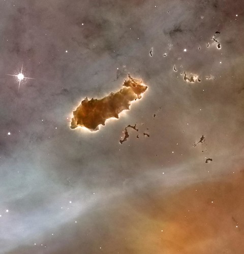 Carina Nebula Details:  The Caterpillar ©  Robert Sullivan