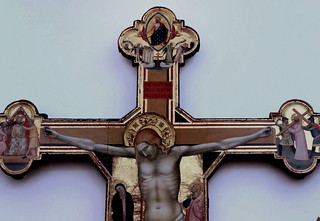 IMG_2694K Bernardo Daddi 1290-1348. Florence  Crucifixion.    Florence. Galleria dell' Accademia.