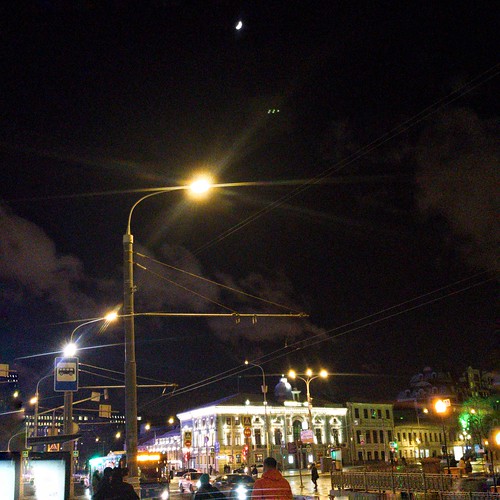 Crescent Moon Over Moscow ©  sergej xarkonnen