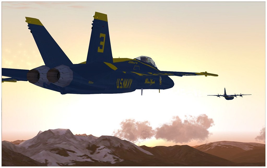 : Blue Angel McDonnell Douglas F/A-18 Hornet