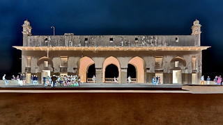 India - Telangana - Hyderabad - Golconda Fort - Baradari (Darbar Hall) - 122ff