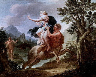 IMG_4010G Etienne Parrocel 1696-1775. Rome  L'enlèvement de Dejanire.  The kidnapping of Dejanire.  vers 1740 Avignon Musée Calvet