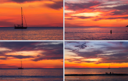 sunset with yacht, collage ©  Phuket@photographer.net
