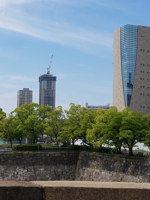 本日現在の状況です。大阪城の敷地からも見...