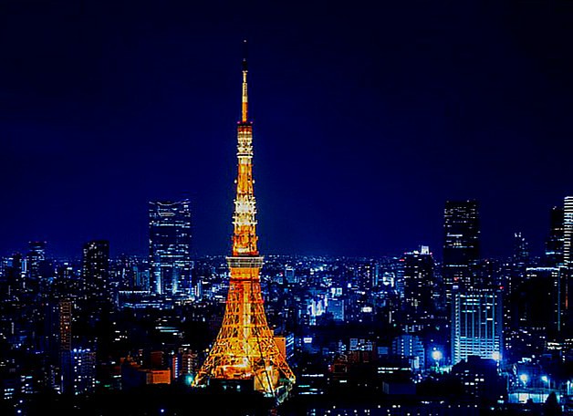 ここからの東京タワー、ライトアップもいい...
