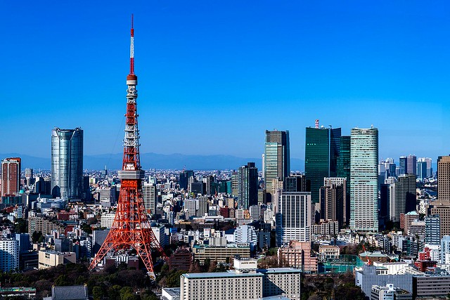 浜松町からの東京タワーが一番いいね。