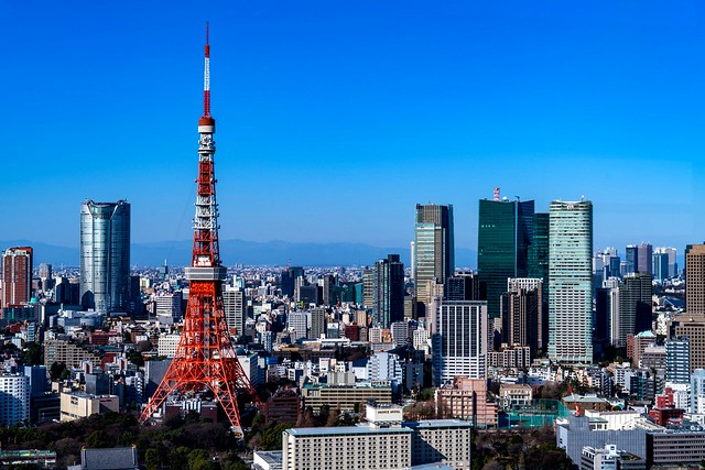 浜松町からの東京タワーがいいから、