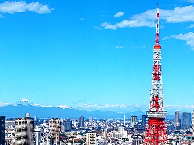 東京タワービューに富士山?ビューいいね