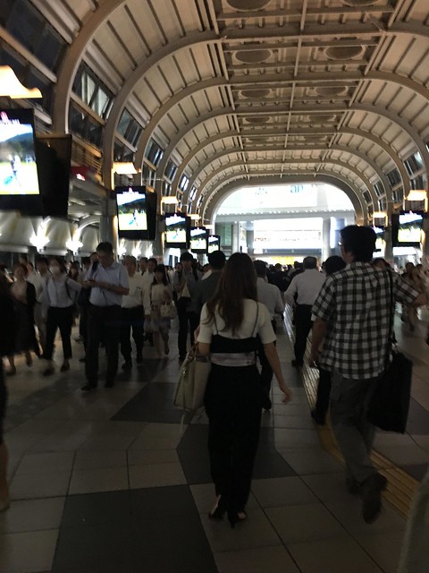 今日も品川駅はいつもどおり。