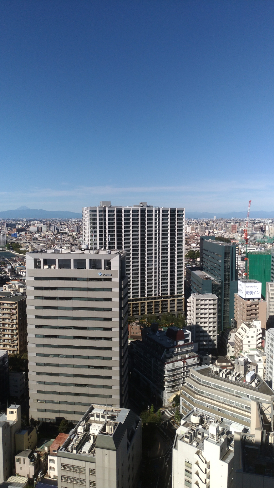大井町駅前の高層から撮りました。