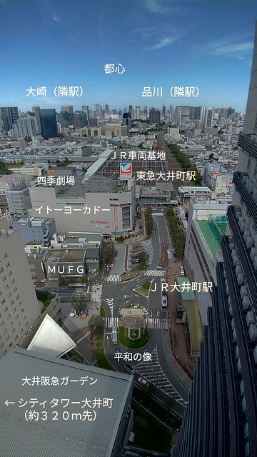 駅前の主要な施設や都心との距離感。