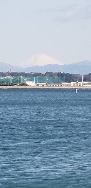 エクシブ浜名湖を去ろうとしたら何と富士山...
