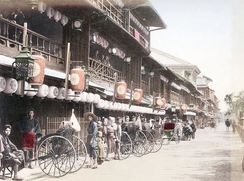 九条付近1800年代 当時日本一の花街 ...