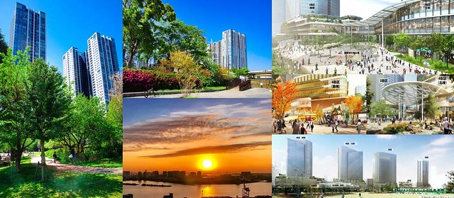 公園直結、日本を代表する巨大再開発徒歩、...