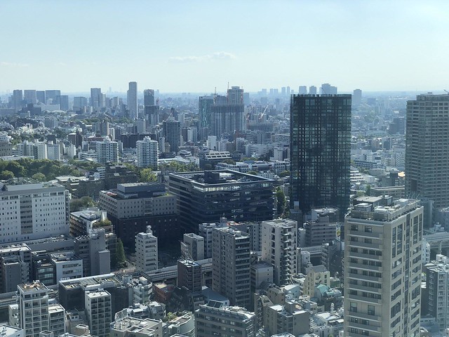 Twitterより東京タワーと魚藍坂下