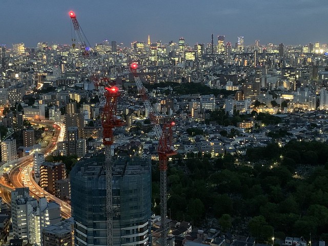 夕方の写真②です。東京タワーも良く見えま...