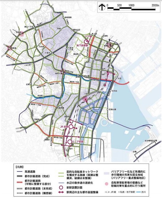 都市計画道路　整備予定図