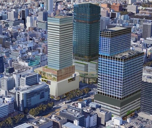 名古屋は栄でも３棟の高層ビルが計画されて...