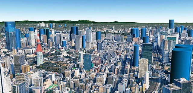 新宿高層ビル群の再開発や東京駅周辺のビル...