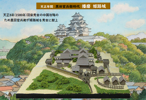 黒田官兵衛時代の姫路城　　　