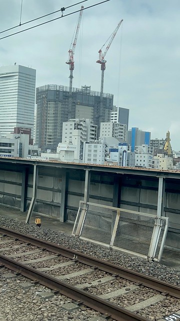 下り新幹線からの写真ですあまり上手く撮れ...