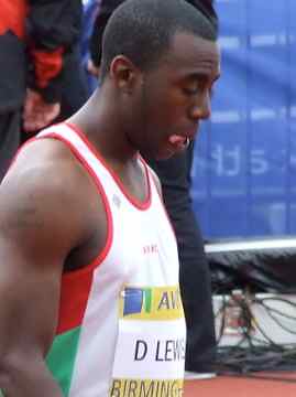 M 400m hurdles - Darren Lewis of Wolverhampton