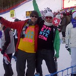 Mike Janyk Fans, Scott Hume (right) and friend Lutz  in Wengen, Jan 2012