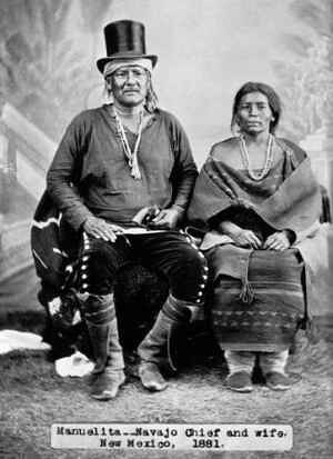 Chief Manuelito and his wife Juanita
