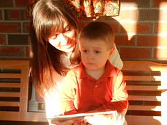 Aunt Becky and Dominic on Thanksgiving