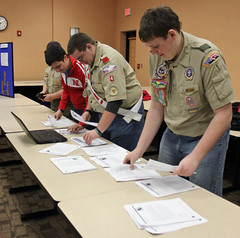 2012 Revolutionary Trails Council Camp Kick Off at Oneida BOCES, New Hartford, NY on Thursday, Januaur 5, 2012. Photo by Kevin Montano
