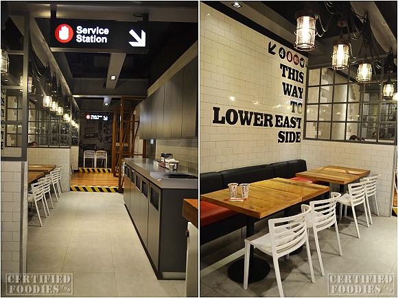 The interiors of 4 Finges is inspired by New York subways