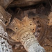 Carved pillar and ceiling at Modhera