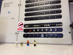 Minifigs do not touch the Transitorised Automatic Computer. National Museum of Computing. Bletchley Park, England • <a style="font-size:0.8em;" href="http://www.flickr.com/photos/77158296@N00/6409858657/" target="_blank">View on Flickr</a>