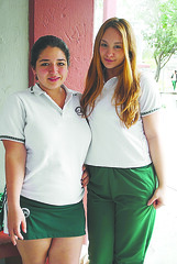 Gaby Calzada y Dora Saenz