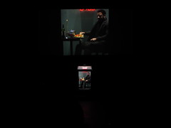 David Blaine underwater at Winspear Opera House