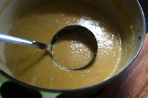 white bean soup with crisped prosciutto