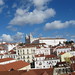 Blick über Lisboa mit Igreja de Sao Vincente de Fora