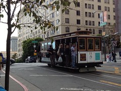 Cablecar, Powell Street, San Francisco, California • <a style="font-size:0.8em;" href="http://www.flickr.com/photos/77158296@N00/6638546047/" target="_blank">View on Flickr</a>